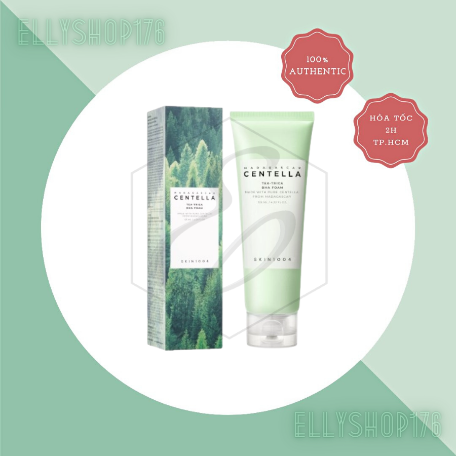 Sữa Rửa Mặt Ngừa Mụn, Làm Dịu Da, Se Lỗ Chân Lông Skin1004 Madagascar Centella Tea-Trica BHA Foam 125ml